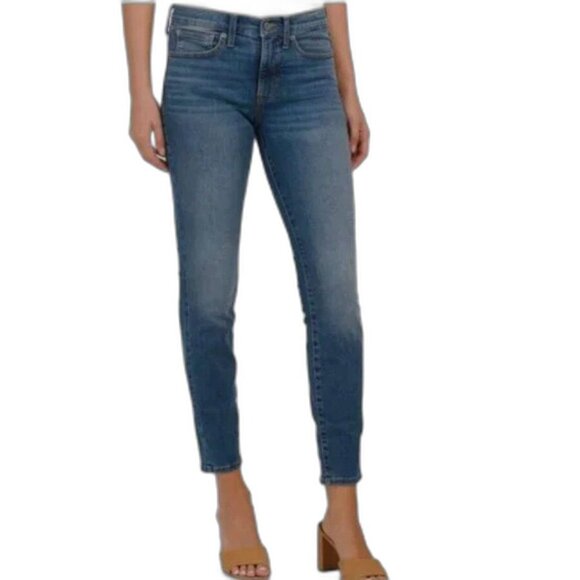 LUCKY BRAND Hayden Straight Skinny Whiskered Stretch Jeans Womens 10 Regular - Picture 1 of 14